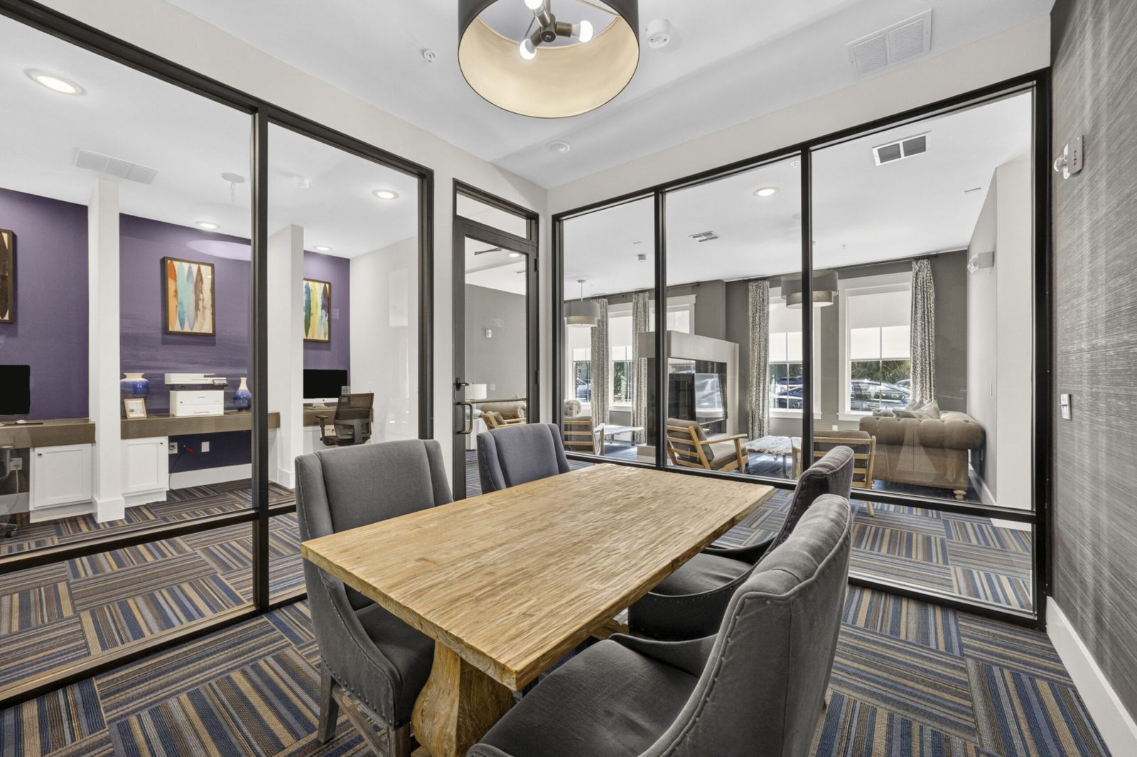 Northwood Ravin Property Management Portfolio, THE LUCENT AT SUNRISE in Kissimmee, FL, multi-family, multi-story apartments with balconies, green grass and palm trees